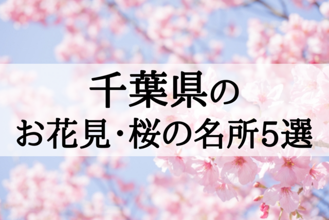 2018年千葉のお花見・桜の名所5選!桜まつりを楽しもう!