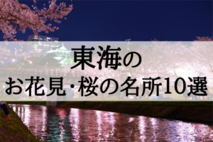 2018年東海地方の定番お花見・桜の名所10選を県別に紹介!